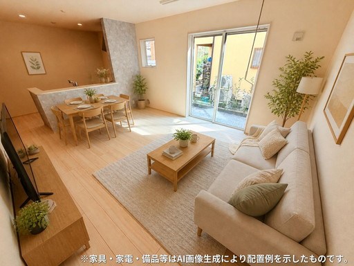 戸田市美女木１丁目新築戸建　全4棟　3号棟 内観写真（リビング）