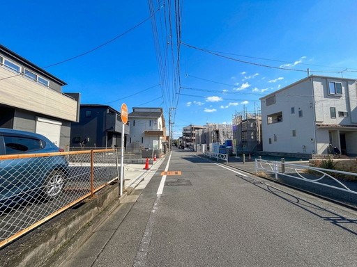 戸田市美女木１丁目新築戸建　全4棟　2号棟 現地写真（前面道路含む現地写真）