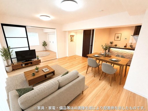 武蔵浦和第弐ローヤルコーポ 内観写真（リビング）