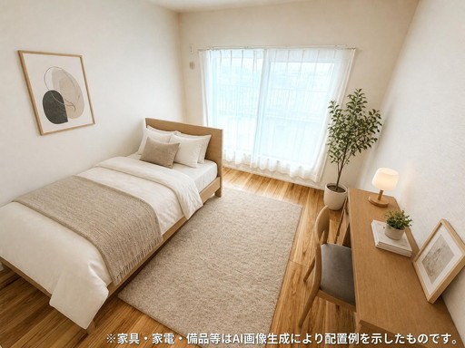 武蔵浦和第弐ローヤルコーポ 内観写真（寝室）