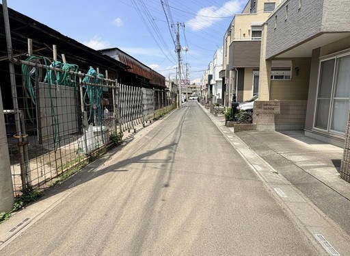 川口市大字芝　中古戸建 現地写真（前面道路含む現地写真）