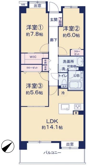 ラミーユ浦和ハイライズセカンドキャッスル 間取図・土地図