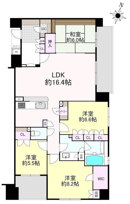セントレジアス川口 間取図・土地図