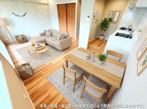 東急ドエルアルス浦和元町 内観写真（リビング）