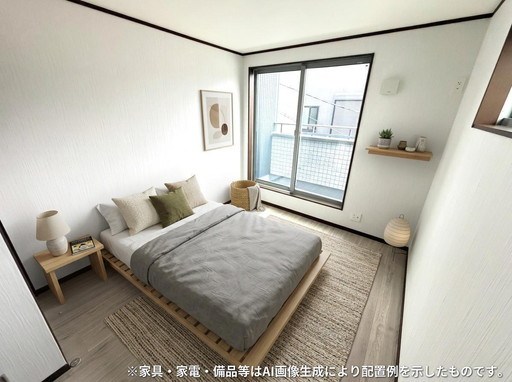 蕨市北町４丁目新築戸建　全1棟 内観写真（寝室）