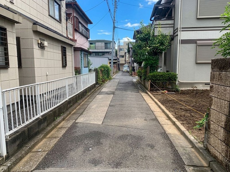 蕨市中央5丁目 売地 現地写真（前面道路含む現地写真）