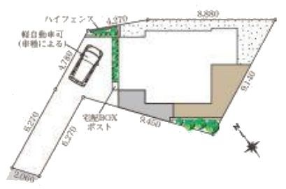 さいたま市浦和区上木崎６丁目中古戸建 区画図