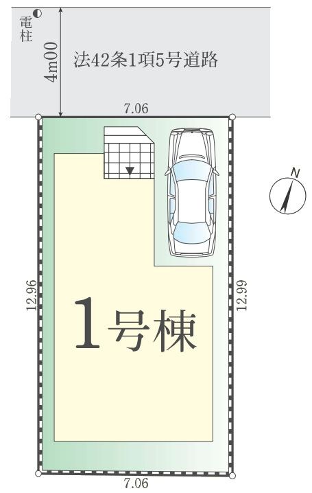 さいたま市南区四谷１丁目新築戸建　全1棟 区画図
