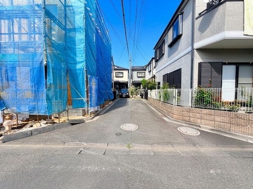 戸田市美女木１丁目新築戸建　全1棟 現地写真（前面道路含む現地写真）