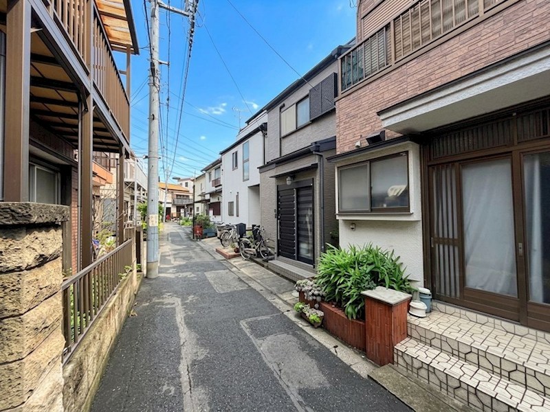 川口市新井宿 売地 現地写真（前面道路含む現地写真）