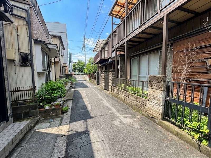 川口市新井宿 売地 現地写真（前面道路含む現地写真）