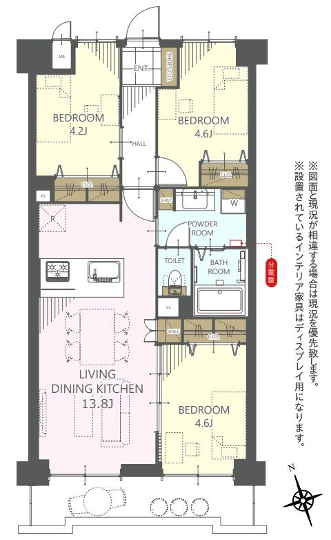 レジデンシャル戸田公園ザ・マークフィールド 間取図・土地図