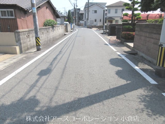 小倉北区中井3丁目　売地 現地写真（前面道路含む現地写真）