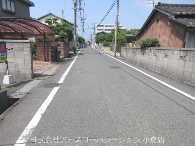 小倉北区中井3丁目　売地 現地写真（前面道路含む現地写真）