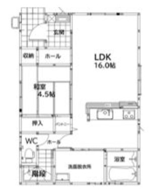 小倉南区星和台2丁目2期2号棟 間取図・土地図