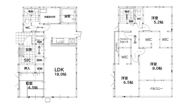 小倉南区下曽根4丁目2期1号棟 間取図・土地図