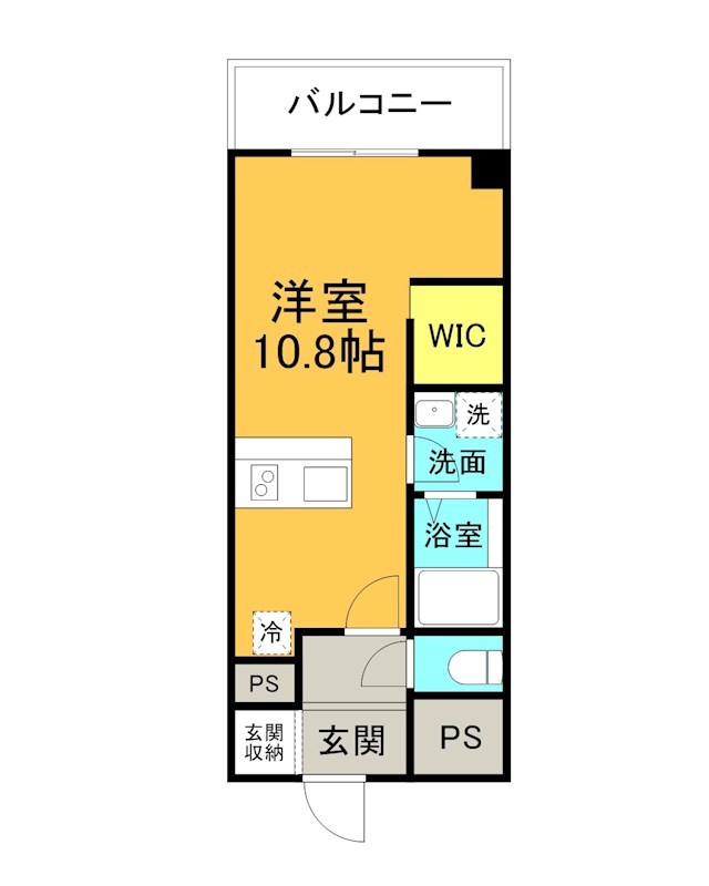 チサンマンション南浜 1003号室 間取り図