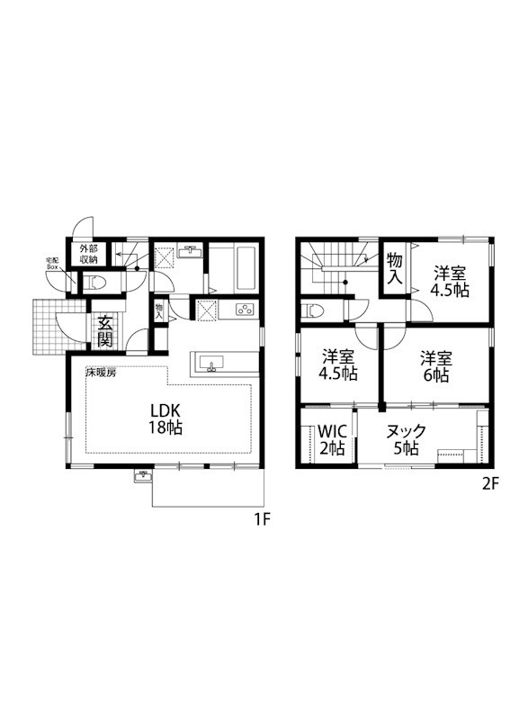 船江町プラザA棟 間取り図