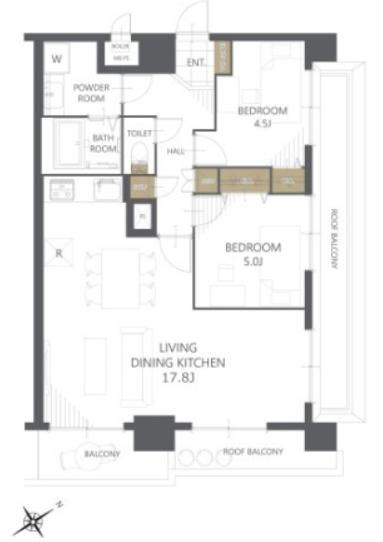 ライオンズシティ新潟 間取り図