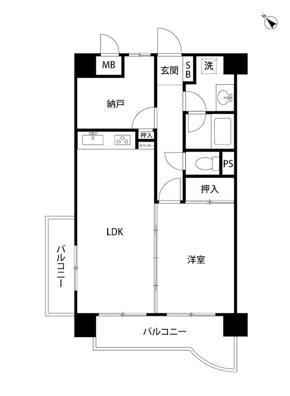 ライオンズシティ新潟 間取り図