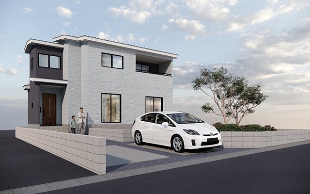 北区川西2丁目新築戸建　1 外観写真