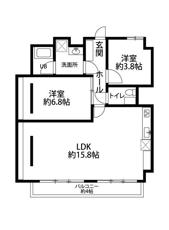 サニーアームス 間取り図