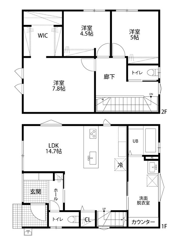 東区南紫竹2丁目新築戸建1号棟 間取り図