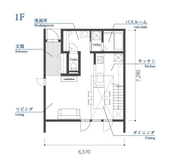 東区物見山1丁目新築戸建A号棟  間取り図