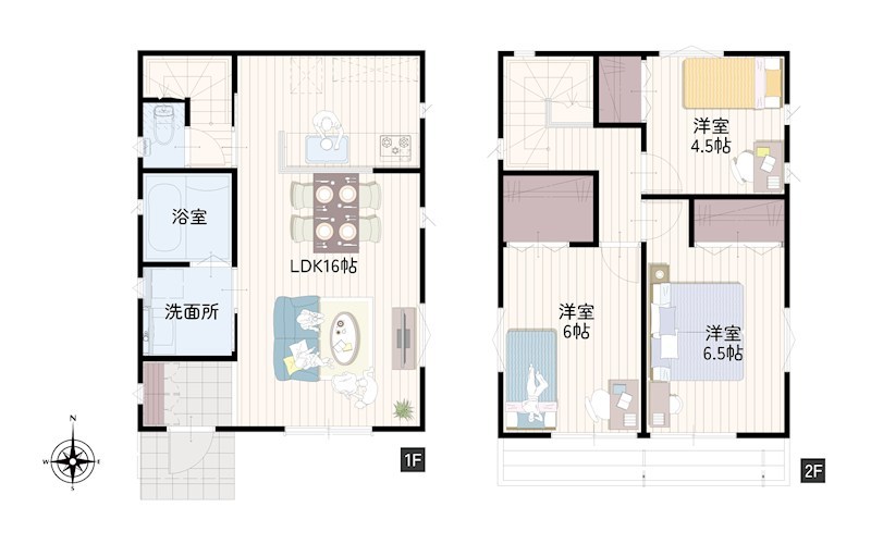 東区有楽2丁目売土地 1 間取り図