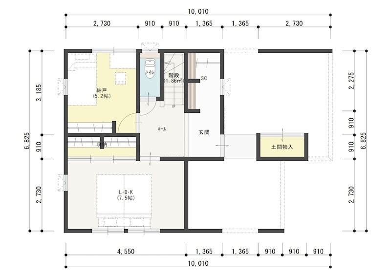 中央区長潟1丁目新築戸建　A 間取り図