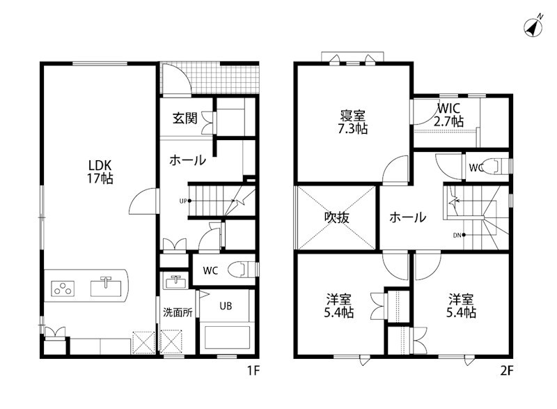 西区小針南新築戸建 間取り図