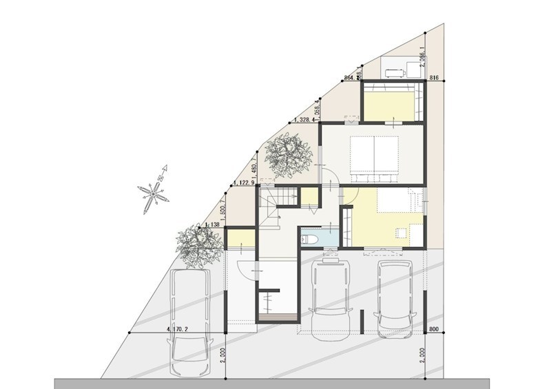 江南区鵜ノ子2丁目新築戸建　A  間取り図
