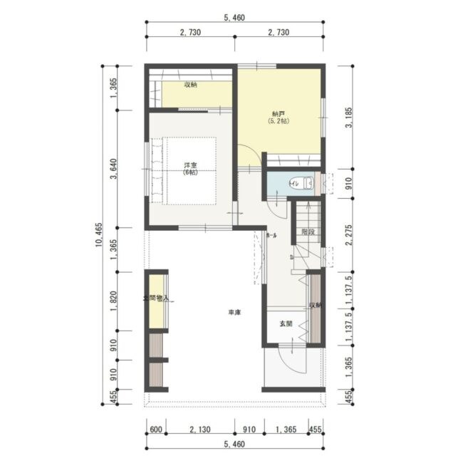江南区鵜ノ子2丁目新築戸建　G 間取り図
