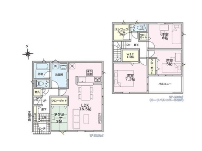 東区本所1丁目新築戸建1 間取り図