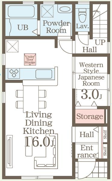 東区寺山第2新築戸建1 間取り図