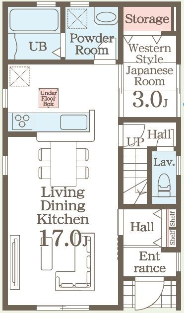 東区寺山第2新築戸建2 間取り図
