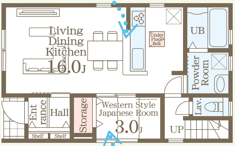 東区物見山第5新築戸建1 間取り図