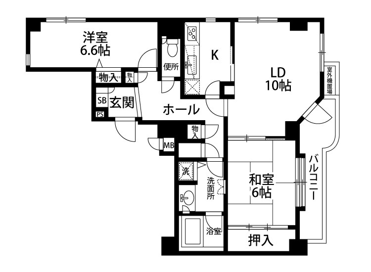 プレジデント寄居 506号室 間取り図