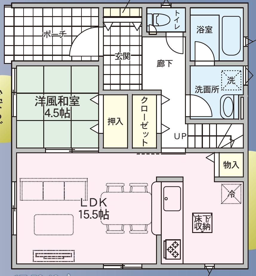 東区下木戸2丁目新築戸建　2 間取り図