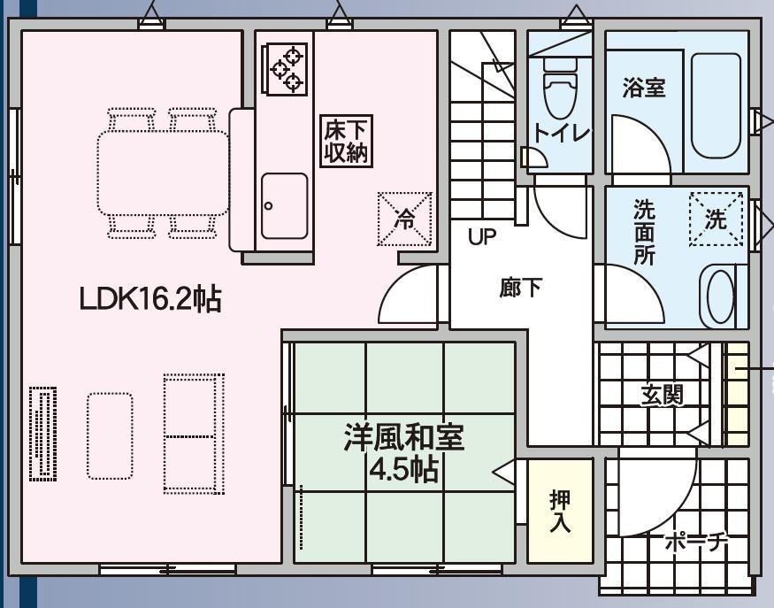 東区牡丹山新築戸建　1 間取り図