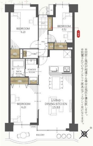 レールシティ幸西 間取り図