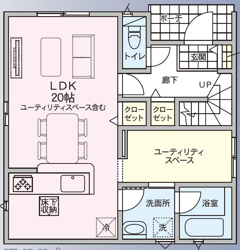 東区下場本町新築戸建　2 間取り図
