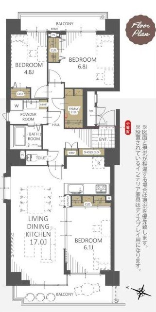 パストラルハイム駅南 間取図・土地図