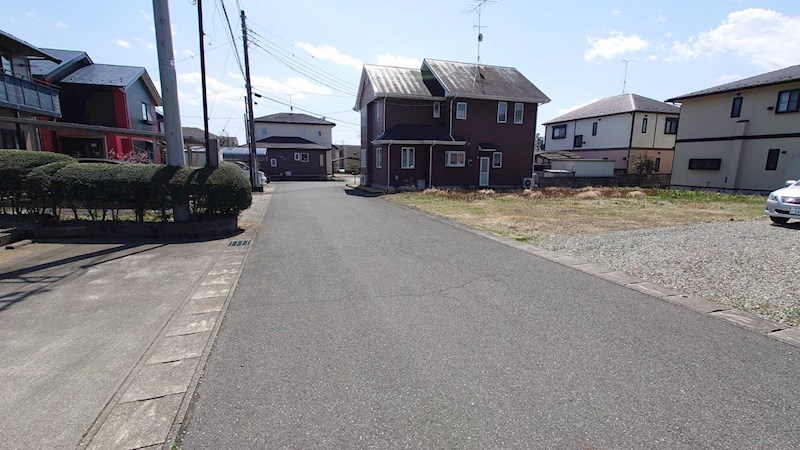 三区町土地 現地写真（前面道路含む現地写真）