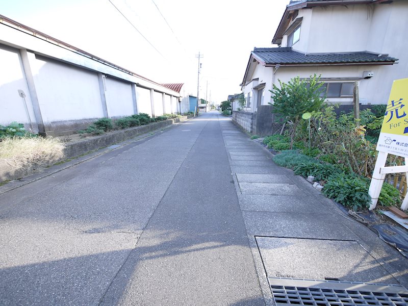 福井市栄町 現地写真（前面道路含む現地写真）