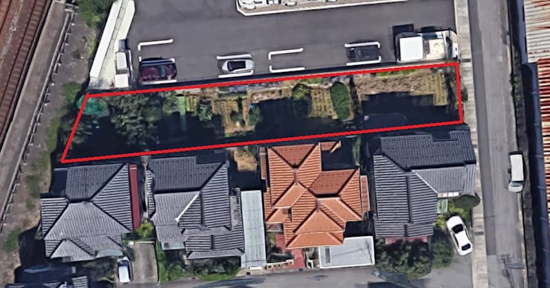 福井市栄町 航空写真
