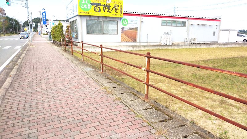 坂井市三国町覚善　売地 現地写真（前面道路含む現地写真）