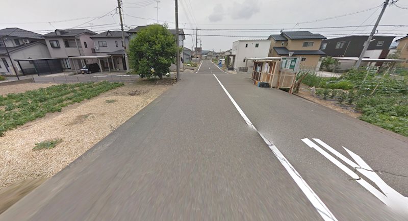 福井市狐橋1丁目　売地 現地写真（前面道路含む現地写真）