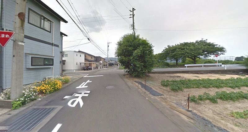 福井市狐橋1丁目　売地 現地写真（前面道路含む現地写真）
