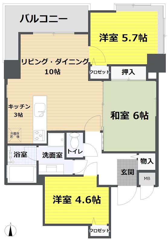 アパガーデンコート城東 間取図・土地図